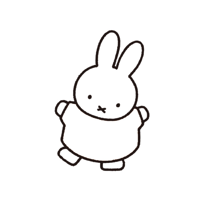 可爱卡哇伊的米菲兔子微信头像