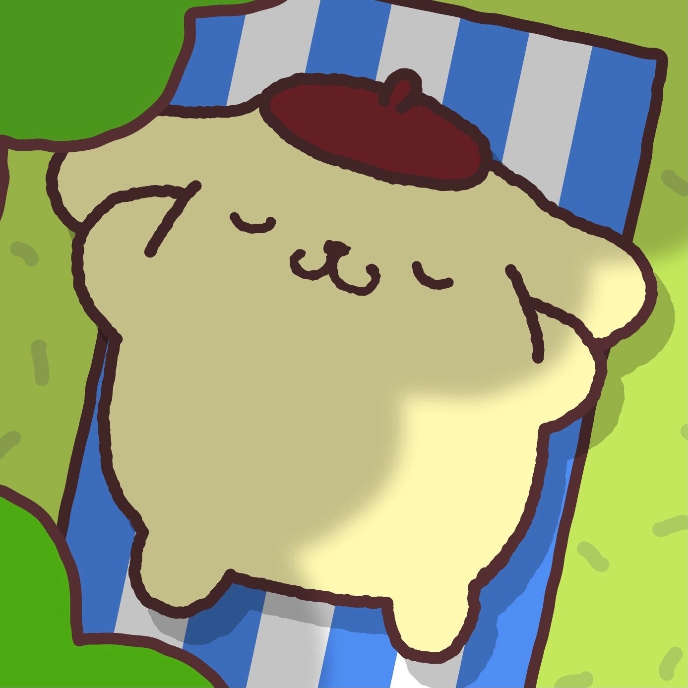 敲可爱的布丁狗微信头像