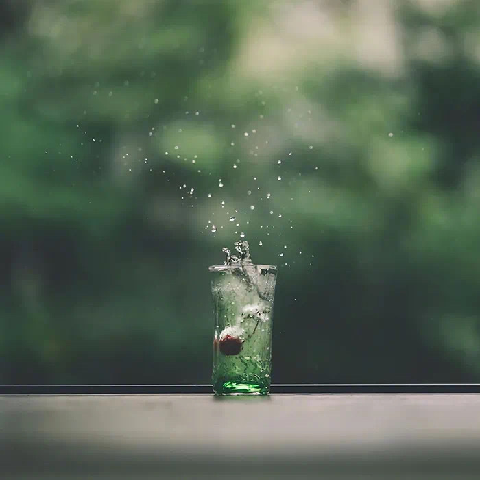 绿色系护眼朋友圈背景图