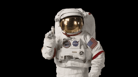 宇航员动态微信表情包