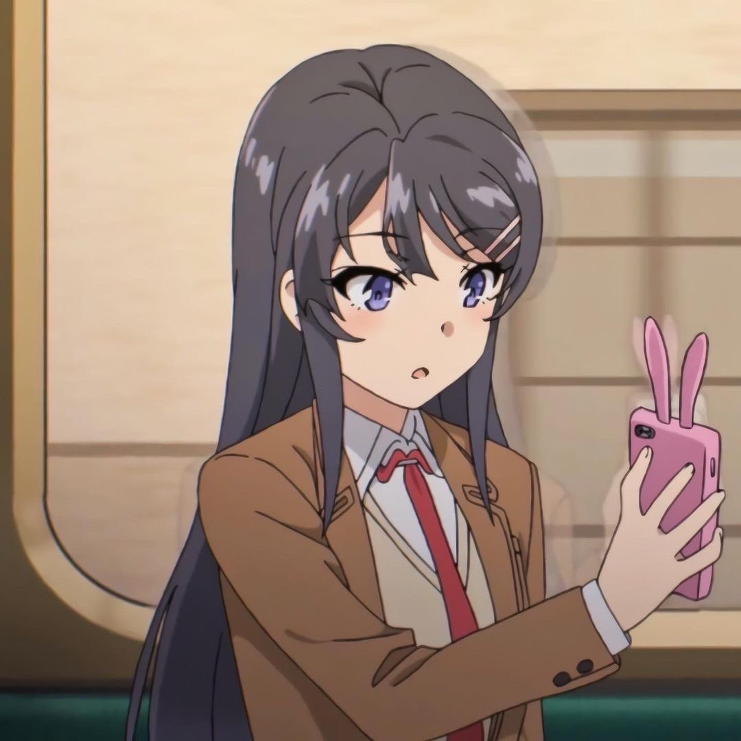 《青春猪头少年不会梦到兔女郎学姐》樱岛麻衣&梓川咲太情侣微信头像