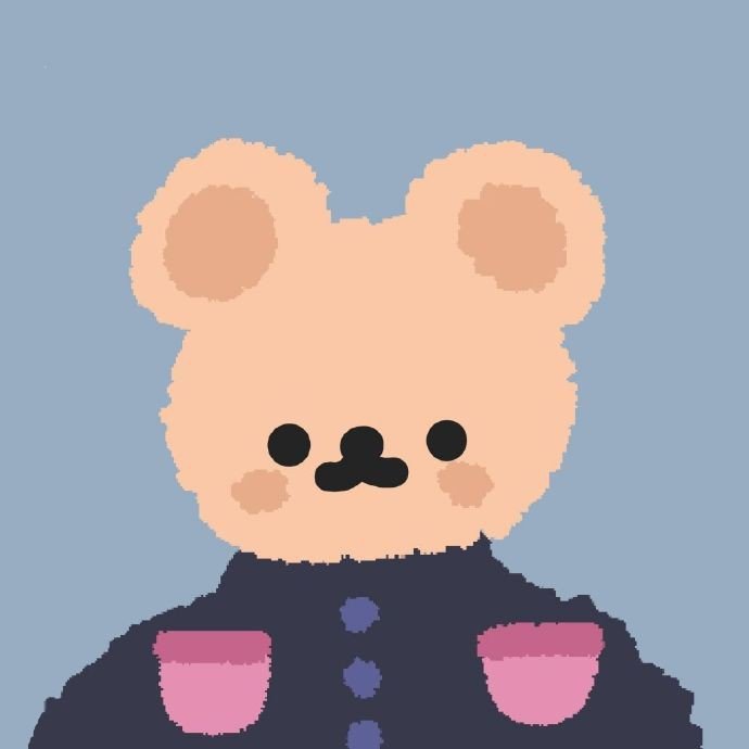 手绘卡通熊可爱微信头像