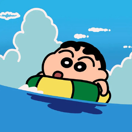 蜡笔小新夏日清凉微信头像