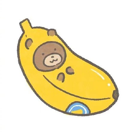 食物上的小熊脸可爱微信头像