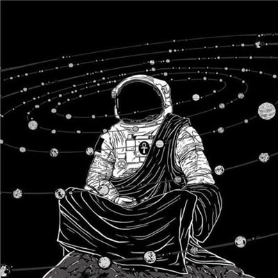 超酷的太空人微信头像