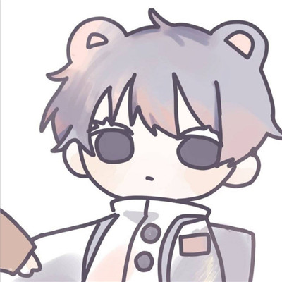 有个性的插画二次元可爱情侣头像