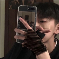 酷拽时尚简单帅气男生微信头像