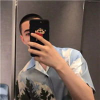 超酷帅的网红男生冷漠微信头像