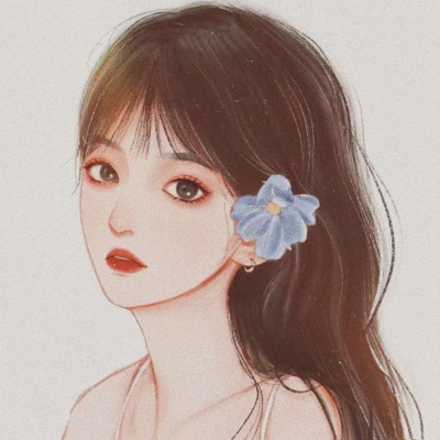 可甜可盐的手绘动漫女生微信头像