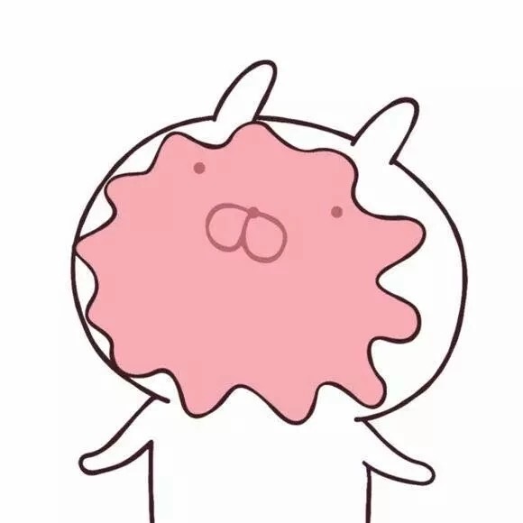 白底沙雕可爱简约情侣头像 ​​​​