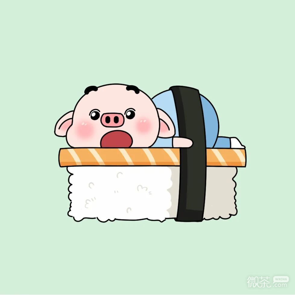 猪小屁情侣微信头像