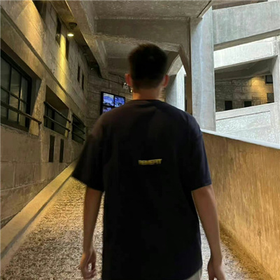 超级优质的氛围感十足的背影男头