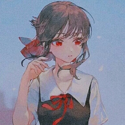唯美二次元温柔女孩微信头像