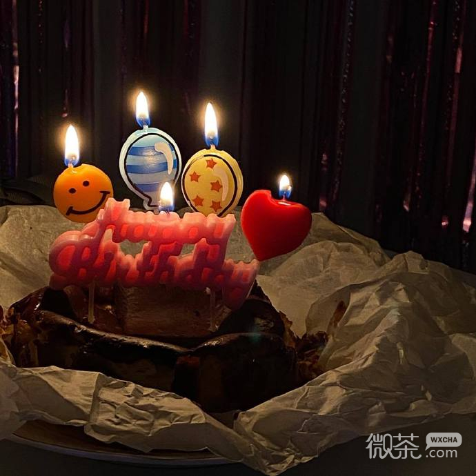 生日蛋糕微信素材图片