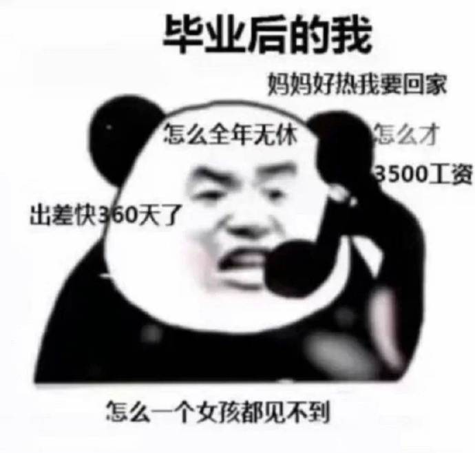 最新沙雕熊猫头微信表情包