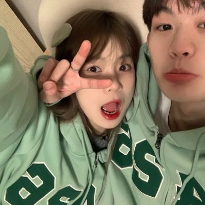 温馨可爱的真人情侣头像