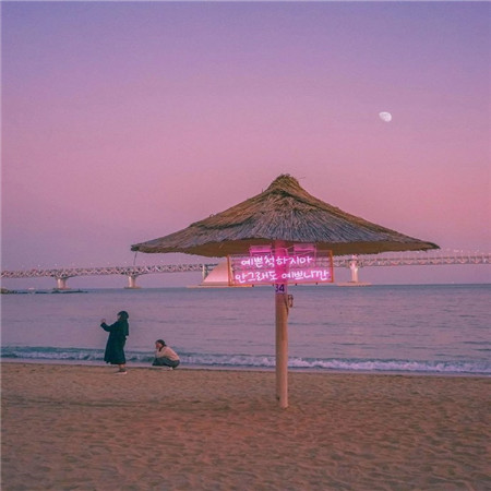 浪漫唯美的夕阳微信素材图片