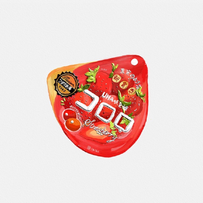 手绘零食个性微信头像