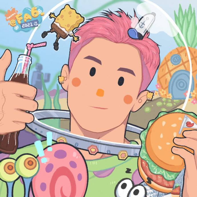 可爱男孩手绘可爱微信头像