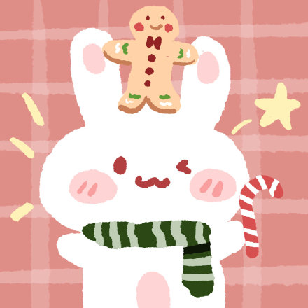 卡通可爱圣诞节动物微信头像