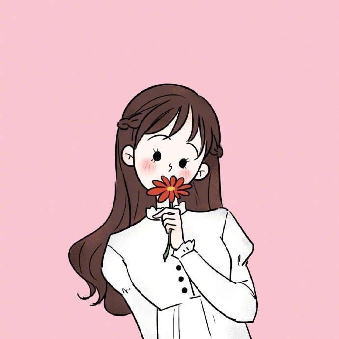 插画版可爱萌萌哒的萝莉微信头像