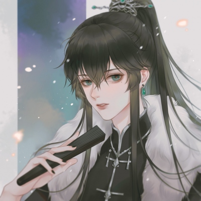 冷酷古风动漫男生微信头像