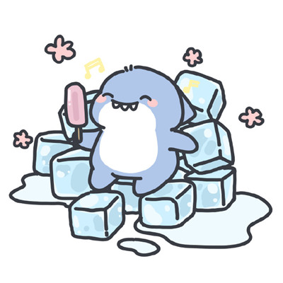 夏日小鲨鱼可爱头像