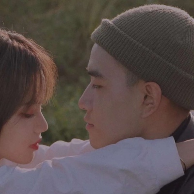 港风双人甜蜜情侣微信头像