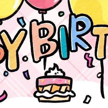 可可爱爱生日快乐九宫格朋友圈配图