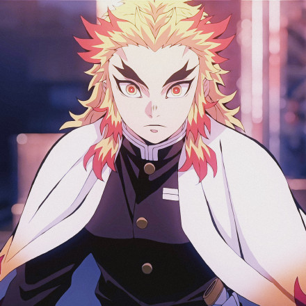 《鬼灭之刃-无限列车篇》炎柱炼狱杏寿郎微信头像