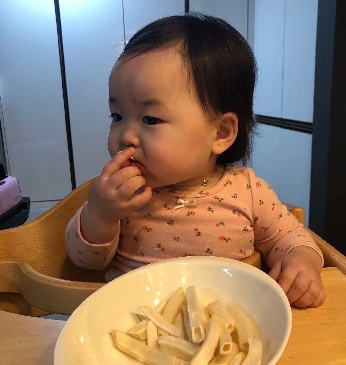 可爱呆萌萌娃微信头像