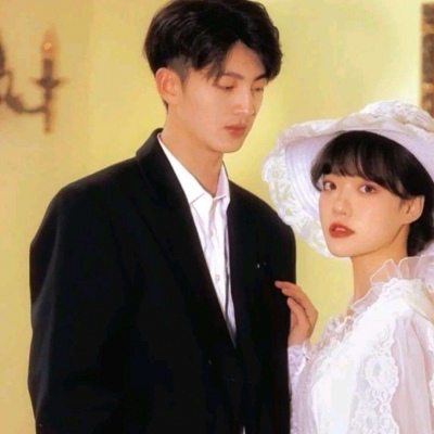 颜值超高的秀恩爱复古优质情侣头像