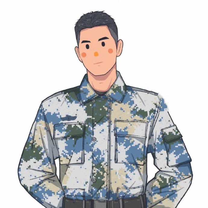 超帅的伟大职业手绘微信头像