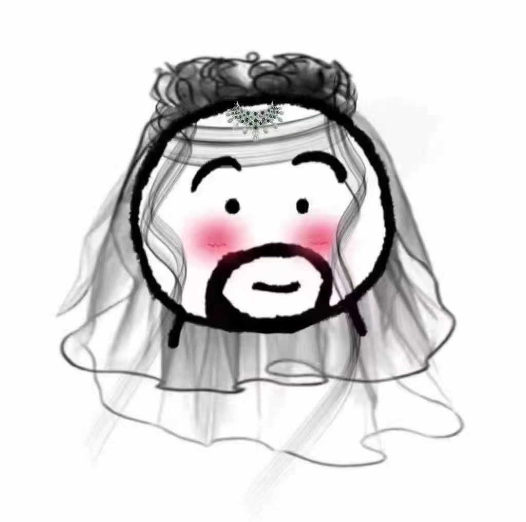 大叔脸小姐姐微信头像