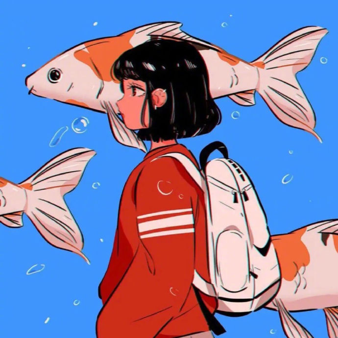 二次元卡通动漫微信头像