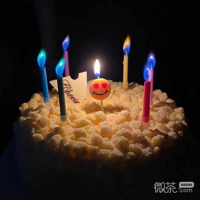 生日蛋糕微信素材图片