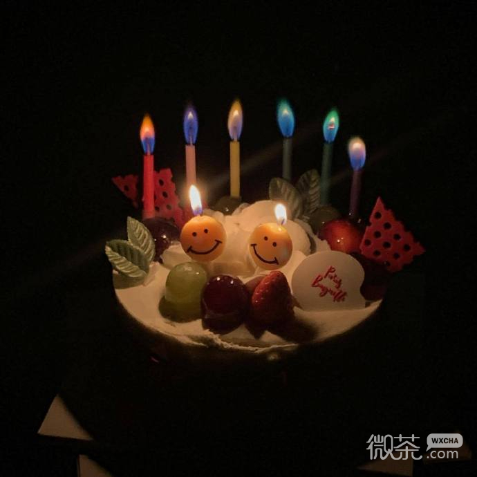 生日蛋糕微信素材图片