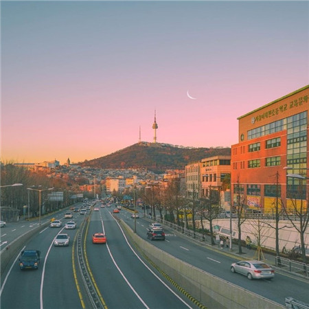 浪漫唯美的夕阳微信素材图片