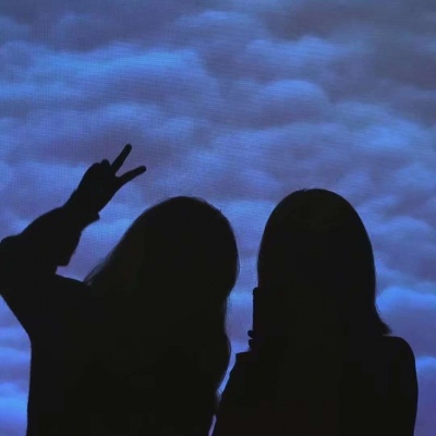 ins风超火的闺蜜双人微信头像