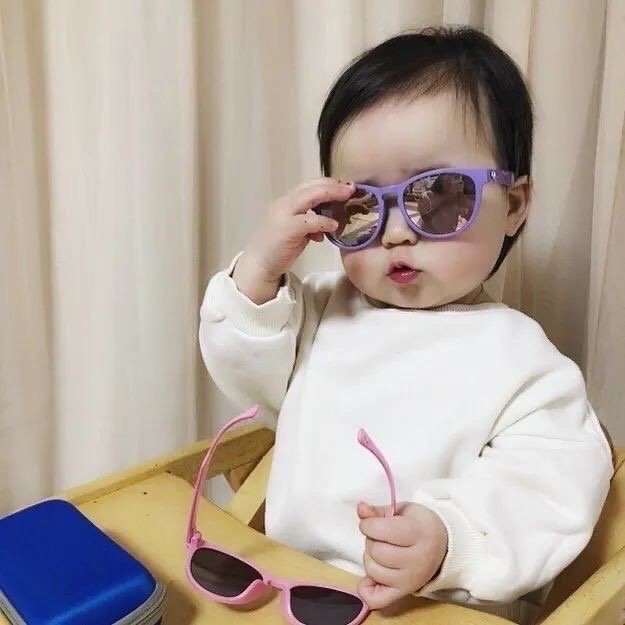 可爱呆萌萌娃微信头像