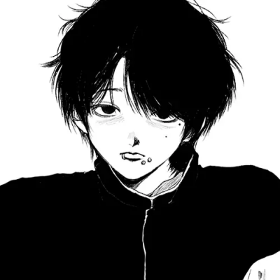 暗黑系有点伤感的动漫男生头像