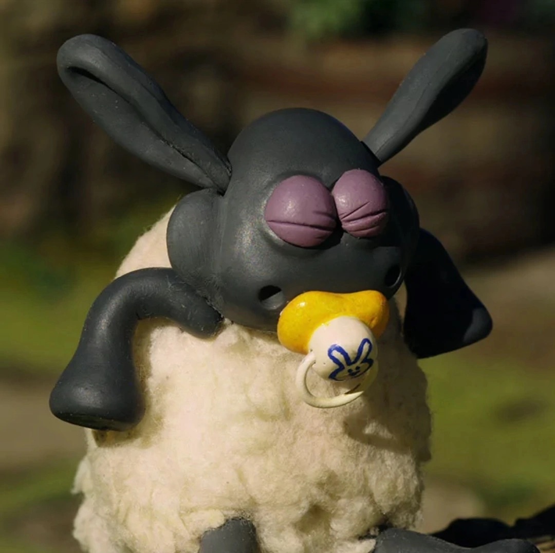 小羊肖恩可爱微信头像