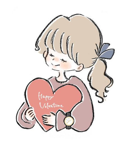 彩绘的Q版可爱插画微信头像