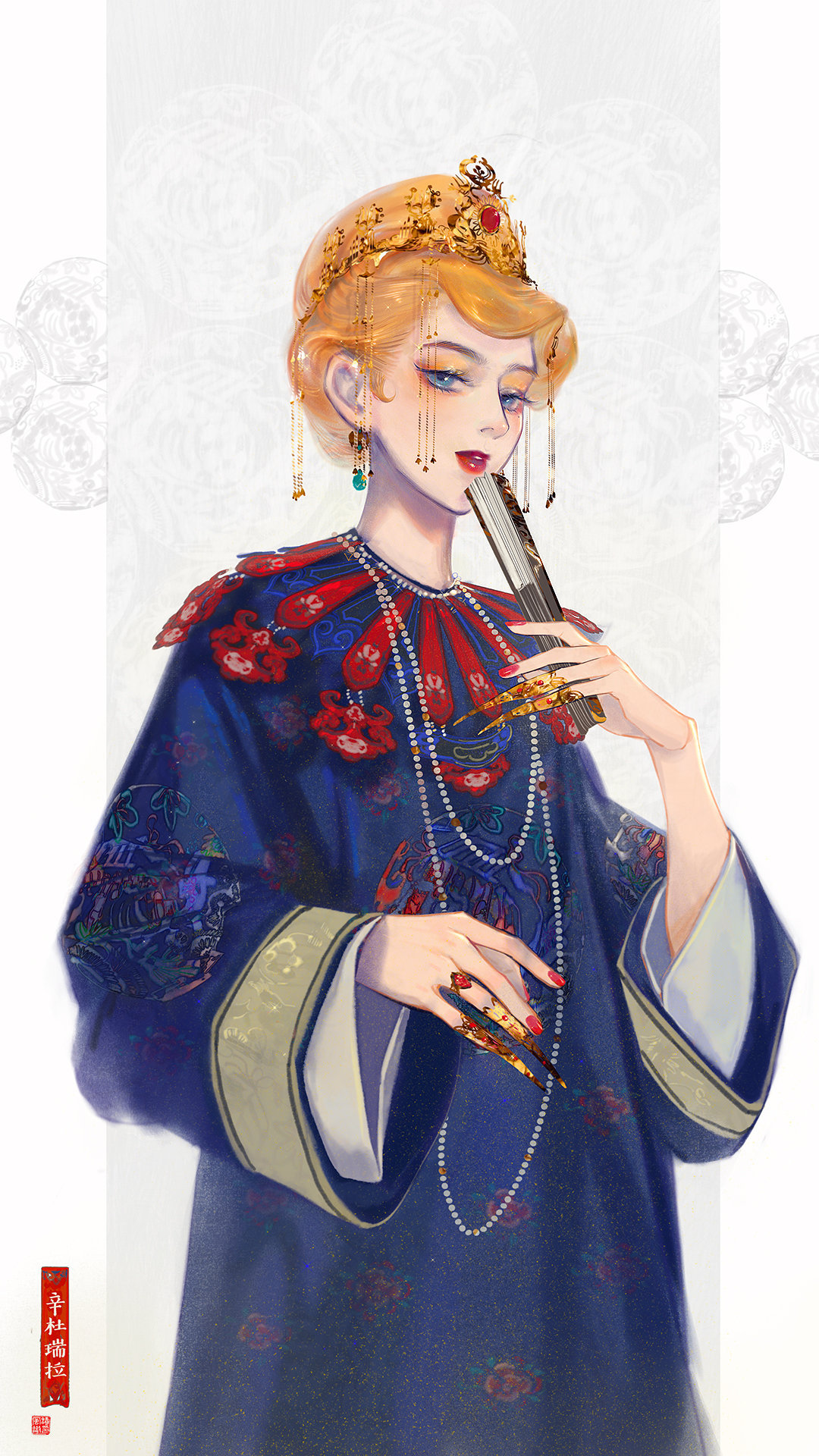 中华风迪士尼公主微信头像