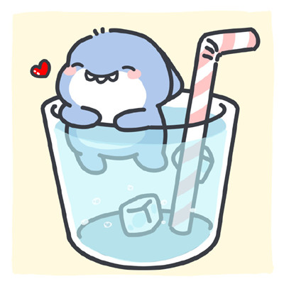 夏日小鲨鱼可爱头像