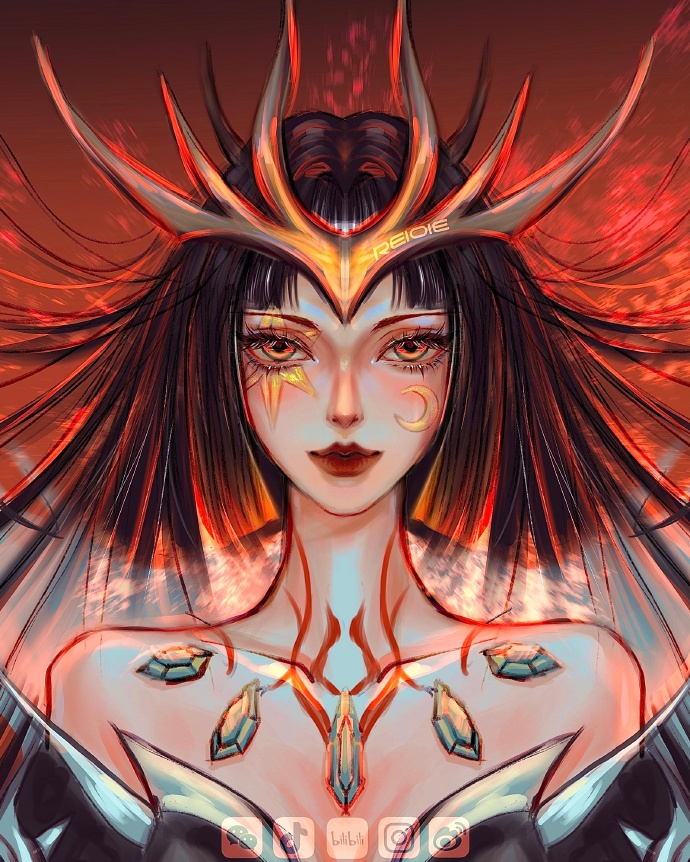 闪闪发光的手绘库洛牌微信头像