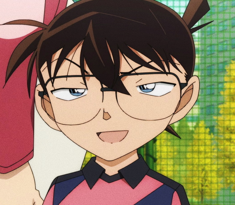 《名侦探柯南剧场版：第11名前锋》江户川柯南可爱微信头像