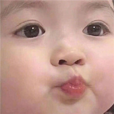 萌娃可爱脸部特写微信表情包