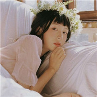 网红森系美好女生微信头像