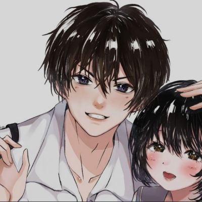 可爱的动漫情侣头像